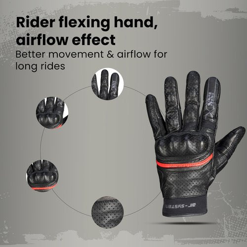 IXS Tactical Gloves for Men & Women – Motorcycle Gloves with Hard Knuckle Protection, Anti-Slip Palm for Airsoft, Hunting, Shooting, Paintball, Cycling, Outdoor Work, Biker Protector Glove - Small