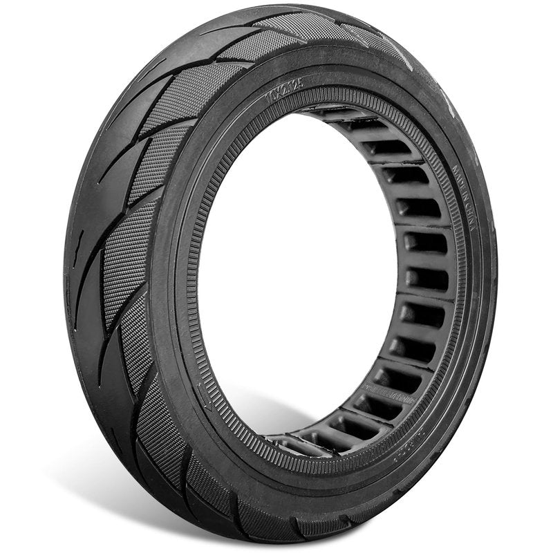GLDYTIMES 10x2.125 Solid Tire Fit for Ninebot by Segway F25/ F30/ F40/ F65/ D18W/ D28U/ D38U/ D40 Electric Scooter, 10 Inches Non-Slip Scooter Tyre Explosion-proof Tire