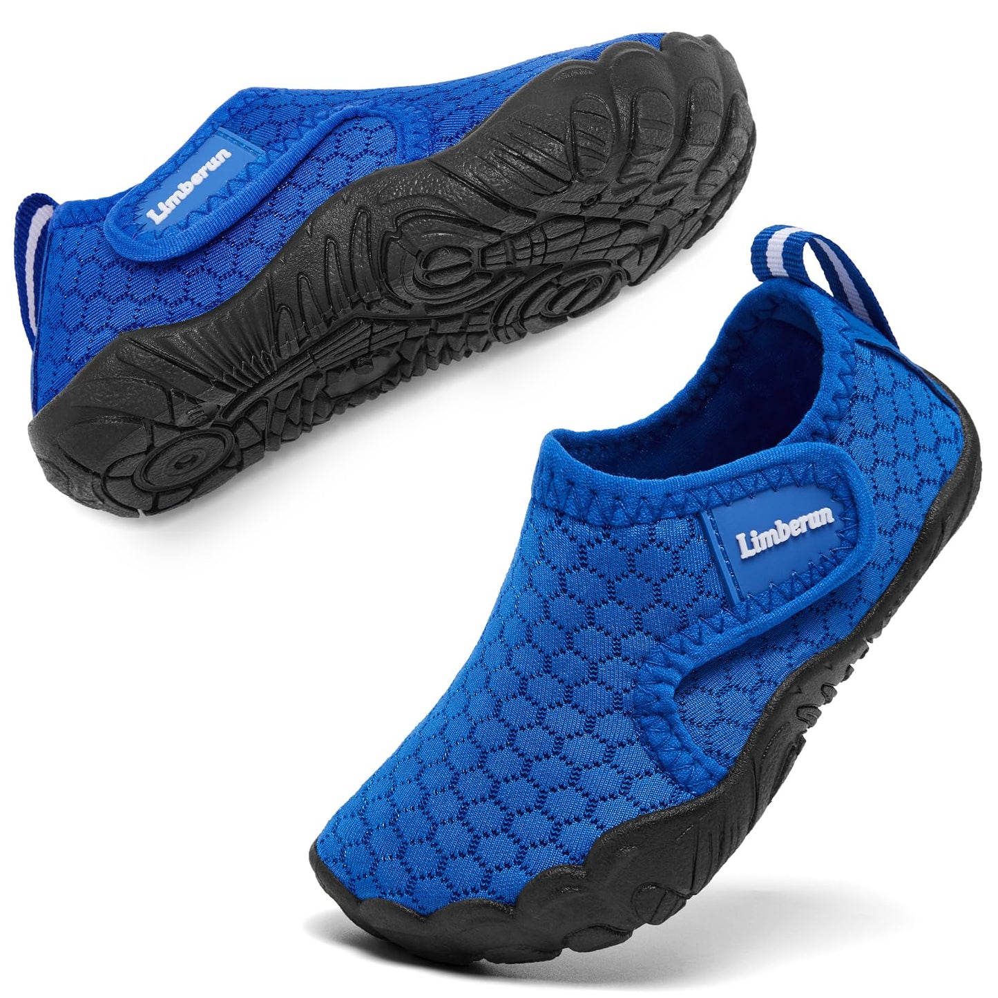 Limberun Toddler Water Shoes for Girls Boys Toddler Swimming Beach Pool Aqua Shoes Quick Superbounce Lightweight Barefoot Blue 9