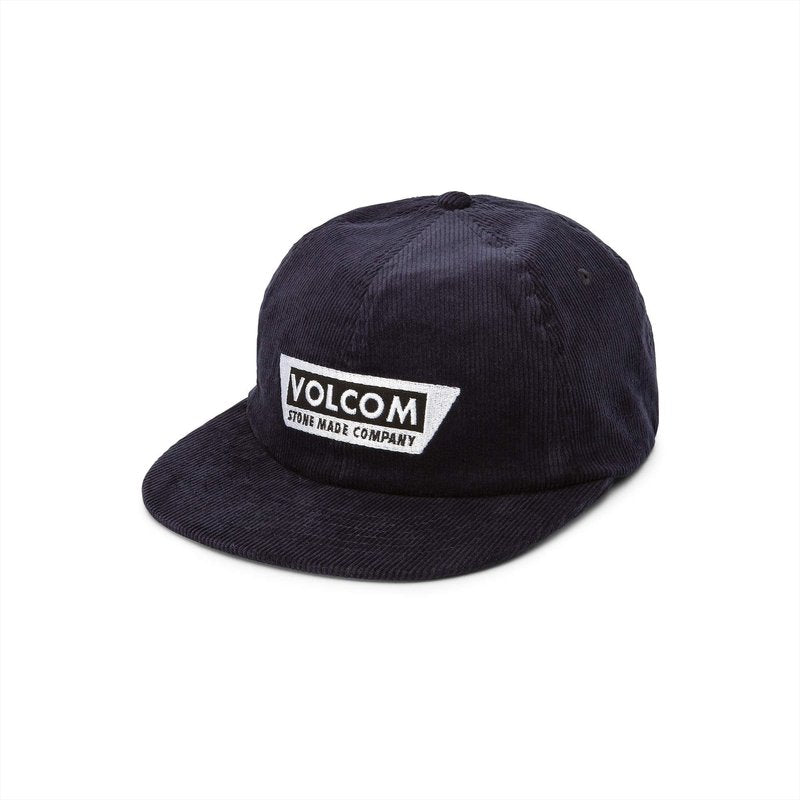 Volcom Mens Full Stone Flexfit Hat Navy Small/Medium