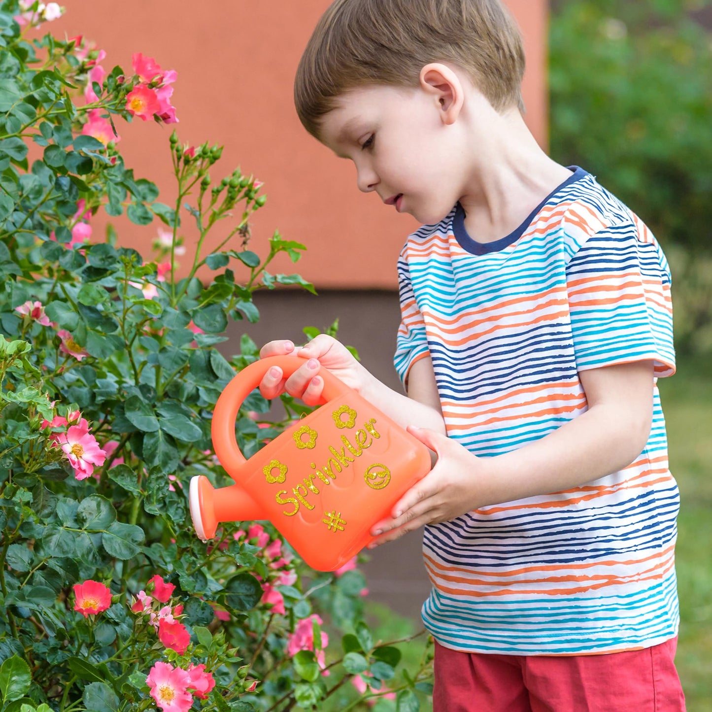 2460 Pcs 12 Sheets Letter Stickers Glitter Alphabet Number Stickers 1 Inch Self Adhesive Vinyl Sticker Letters for Water Bottles Cup Scrapbook Craft Label Notebook Mailbox Graduation Cap Decor (Gold)