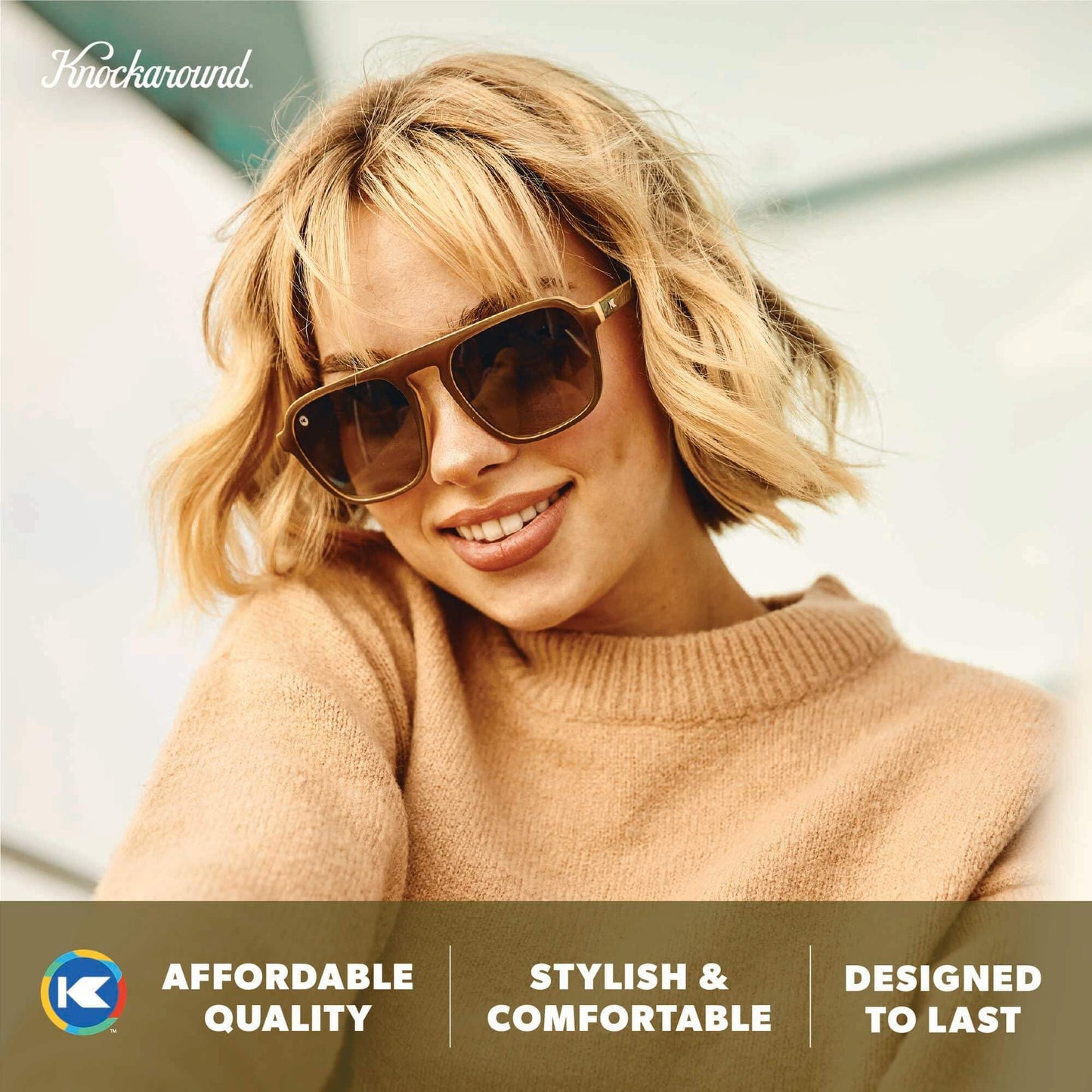 Knockaround Pacific Palisades Sunglasses for Men & Women - UV400 Protection