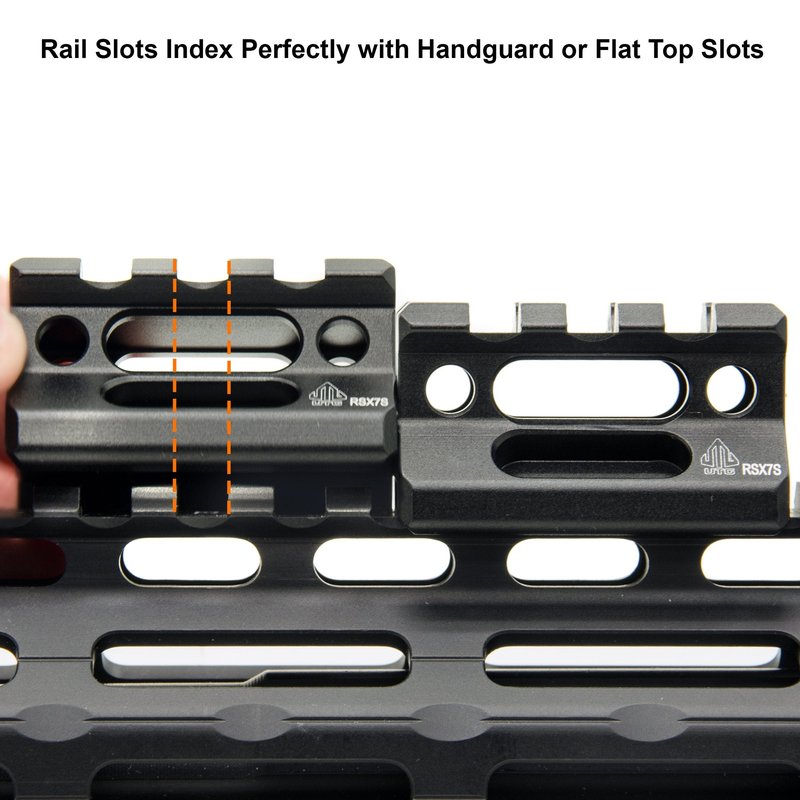 UTG Super Slim 3 Slots Picatinny Riser Mount, 0.75"