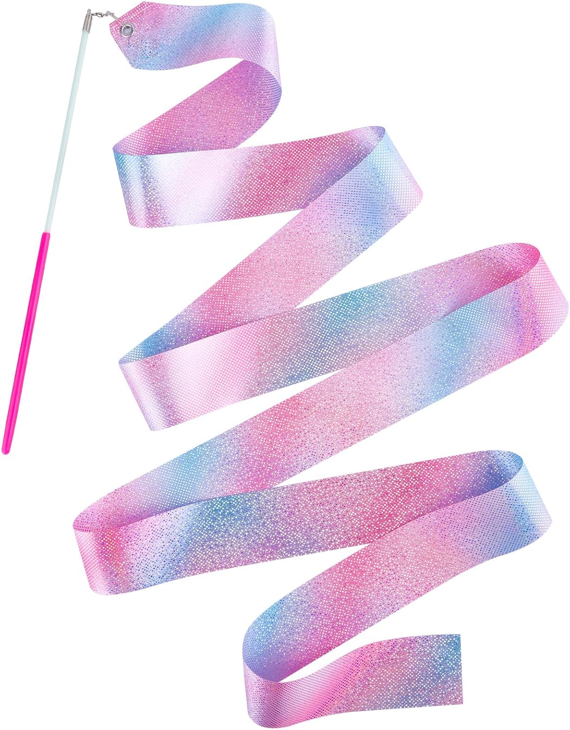 Skiennix 14PCS Dance Ribbons - Sparkling Twirling Streamers for Kids' Ballet & Gymnastics | Birthday Party Favors