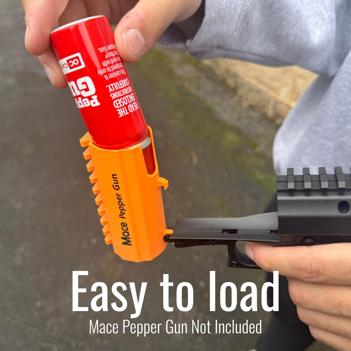 Mace Pepper Spray Cartridge Refill - 28g, Compatible with Mace Pepper Spray Gun 2.0 Only, Max Strength 10% OC Formula, Long Lasting UV Dye, Self Defense for Women & Men