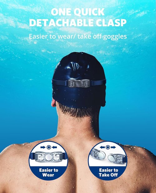 Aegend Swim Goggles - No Leak Design for Adults & Youth | 2-Pack Swimming Goggles
