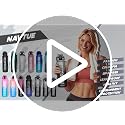 16.9 oz Motivational Time Marker Water Bottle - Deep Black