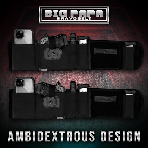 BRAVOBELT Belly Band Holster - Big Papa Edition for 55" to 65" Belly | Comfortable & Secure Fit
