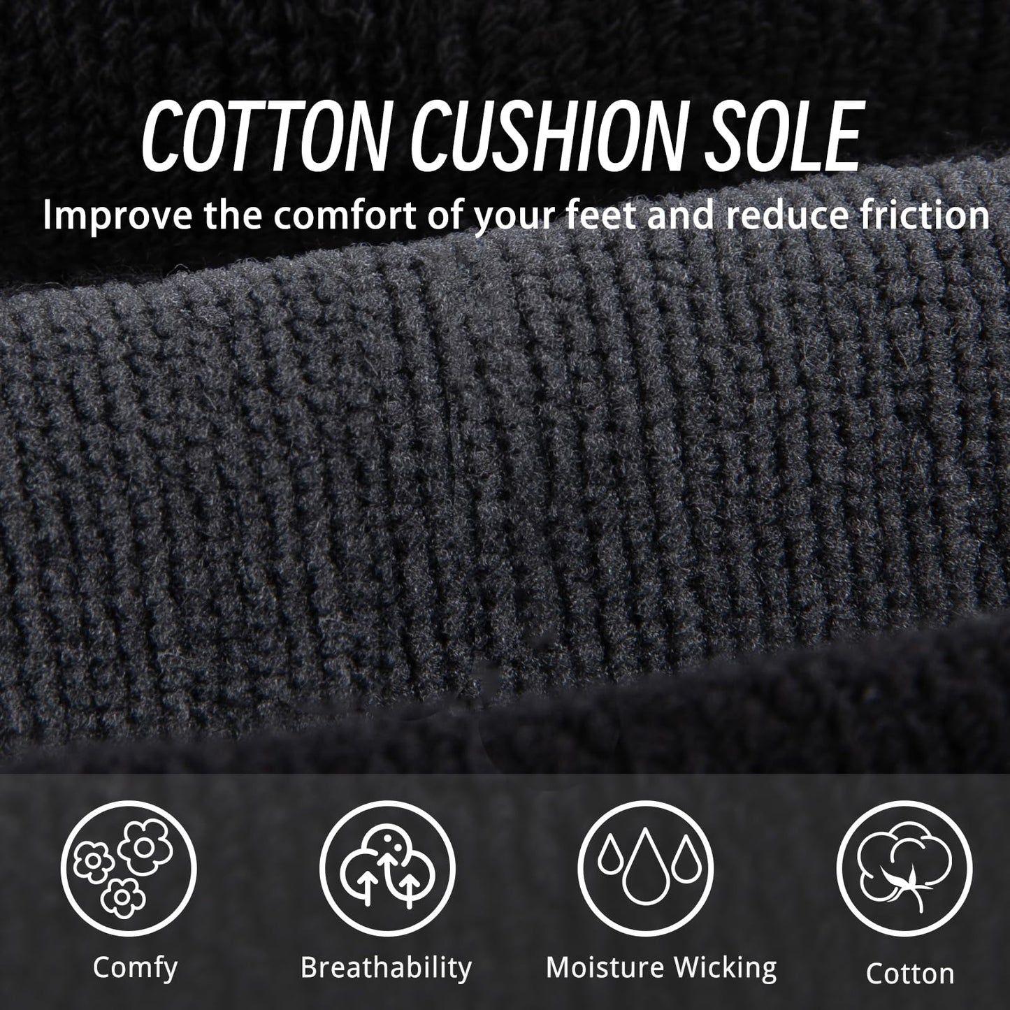 eallco Mens Cotton Ankle Socks Athletic Running Low Cut Breathable Cushioned Sport Tab Short Socks 7 Pairs