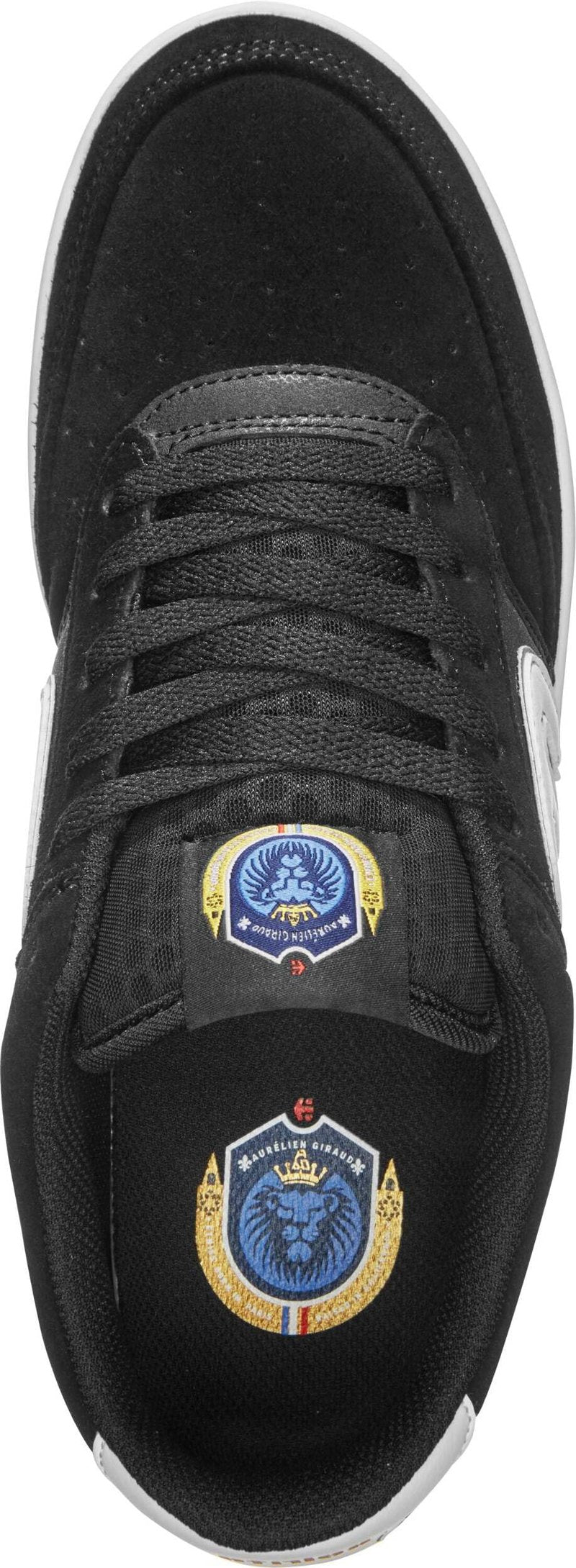 Etnies The Aurelien β Contemporary Athletic Skate Look, Reinforced Build, Michelin Outsole 3 x More Durable - Black/White - 10.5