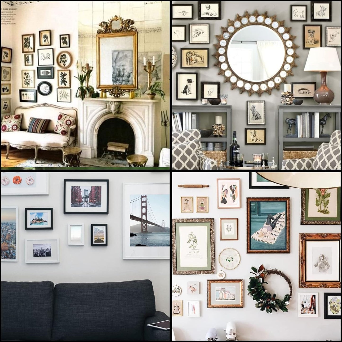 FNLGTN Self-Drilling Drywall Anchors and Screws Kit, 100 Pieces, 50 Metal Anchors & 50 Screws, No-Drill Installation (100pcs 0.47X1.18)