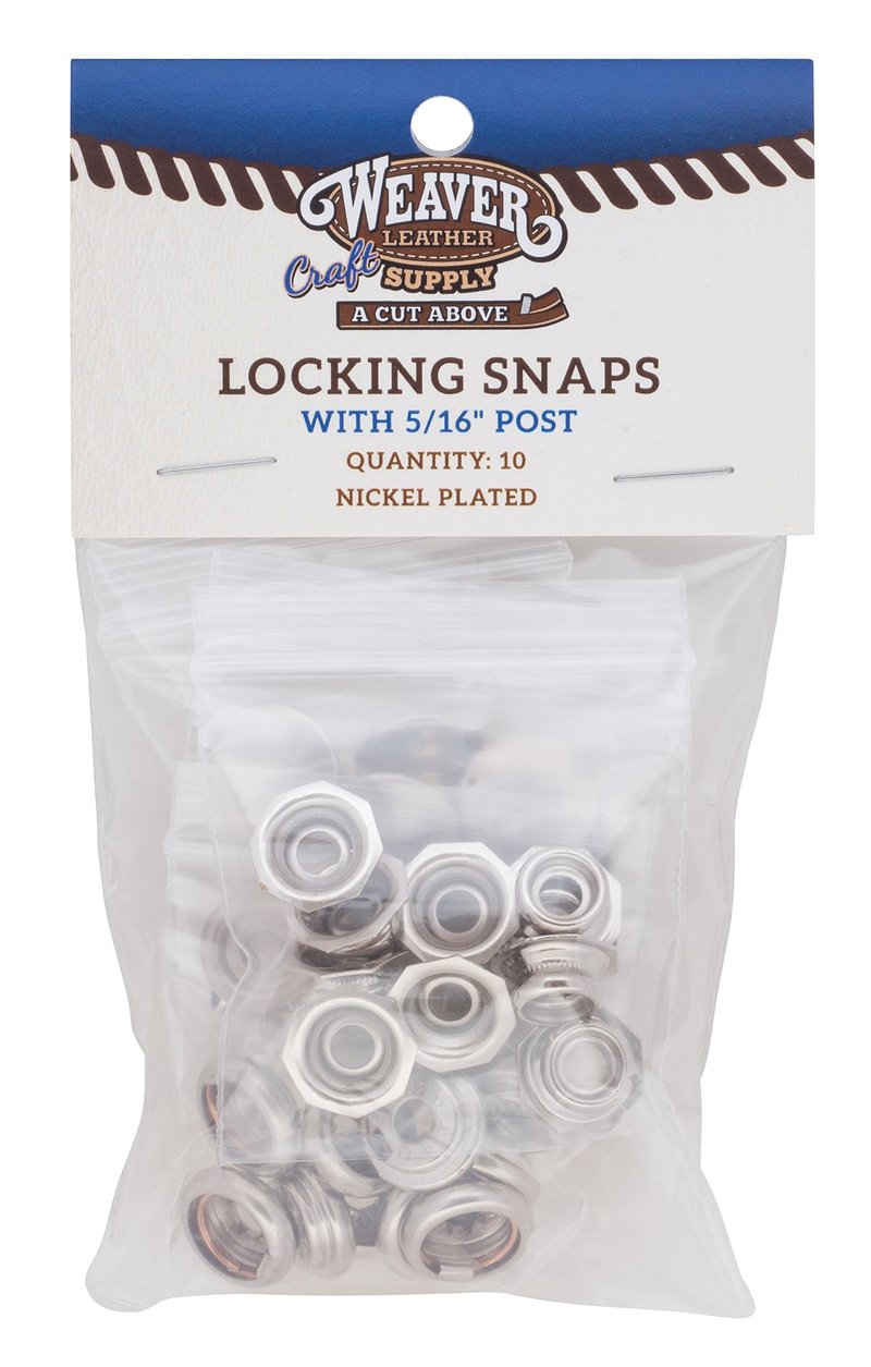 Weaver Leather Locking Snaps