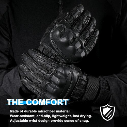 AXBXCX Motorcycle Tactical Gloves - Durable, Flexible Protection with Touchscreen Capability | Ideal for Outdoor Use