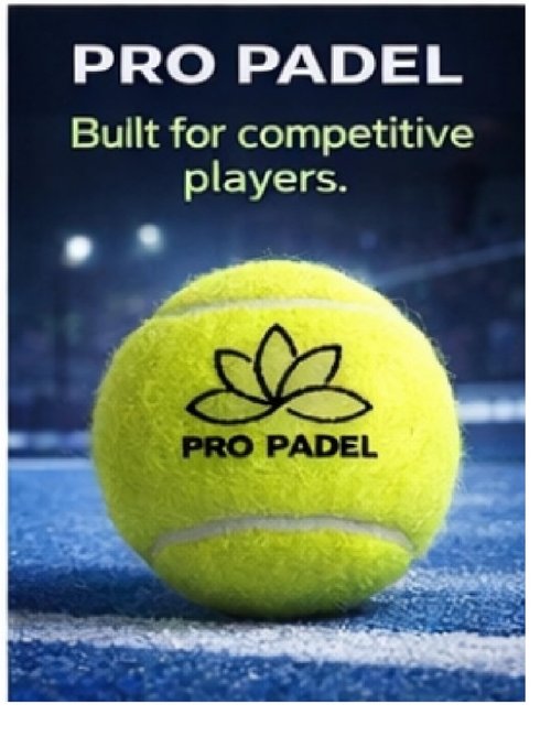 Main Products Pro Padel Balls - 4 Pack (12 Balls) - Pressurized Padel Balls - Premium Natural Rubber Core - 47% Wool Felt - Professional Tournament Quality - Consistent Bounce - for All Courts.