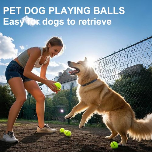 kisportee 12 Pack Advanced Training Tennis Balls, Practice Balls for Beginner, Pet Dog Tennis Balls, Come with Mesh Bag for Easy Carry