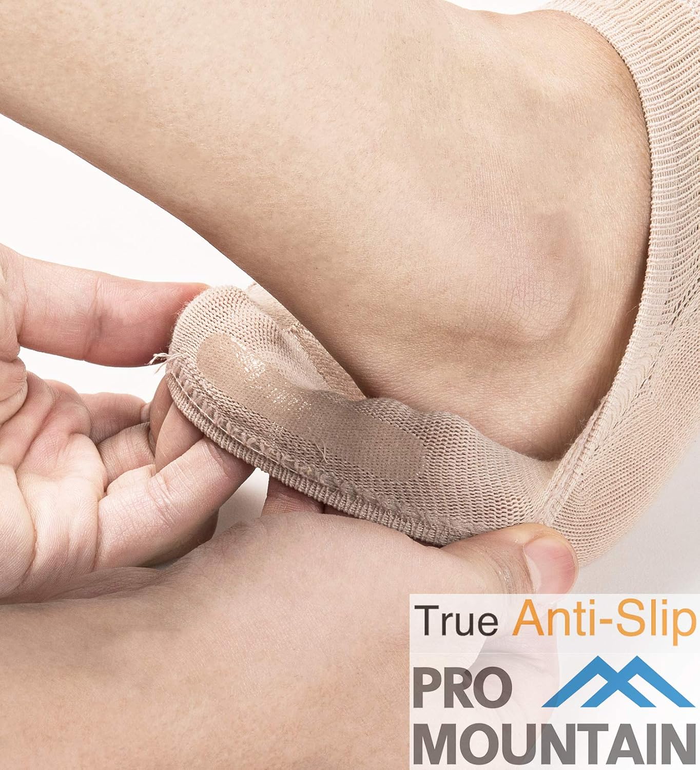 Pro Mountain No Show Socks - Seamless Design with Wide Toe Box | 6 Pack Unisex Sizes S to XL
