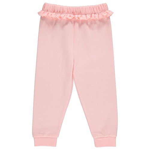 Cudlie 5-Pack Girls Joggers – Soft Cotton Blend Sweatpants for Toddlers & Kids | Cozy Lounge Pants, Playwear, and Active Joggers – Sizes 3 Months to 4T
