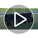 6 Seat Folding Soccer Bench - Portable Sports Team Seating with Storage - Black