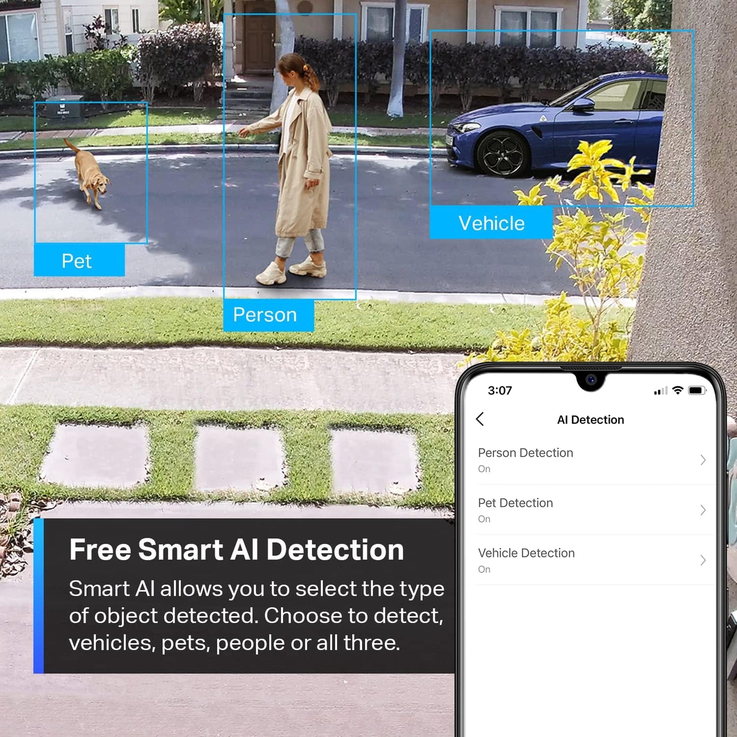 TP-Link Tapo 2K QHD Outdoor Security Camera with Color Night Vision & AI Detection