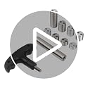 Cue Weight Bolt Kit - 8 Weights with Detachable Tool for Billiards