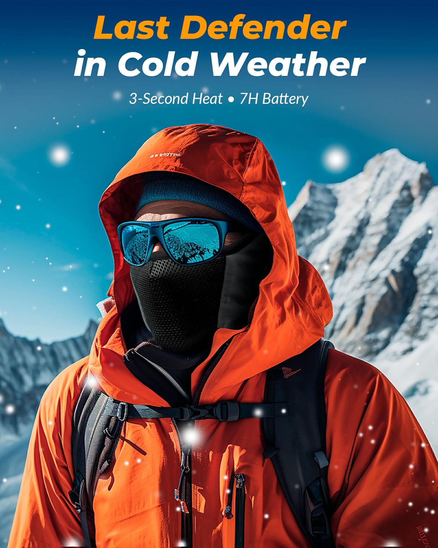 Men Women Heated Neck Gaiter Gear for Fishing Hunting Ice Pesca Motorcycle Snowboarding Motocross Motos Climbing Ski Hiking Biking Bicicletas Winter Outdoor Cold Weather Accesorios Camo Accessories