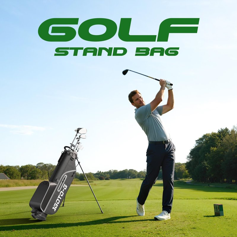 1GoTo-G Junior Golf Stand Bag - Youth Golf Bag Ages 14+ Lightweight Golf Stand Bag for Children & Adult
