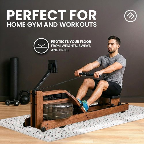 Bemaxx Gym Mats Set - 18 Pcs EVA Interlocking Foam Tiles | 18 Sqft Protective Flooring for Home Workouts