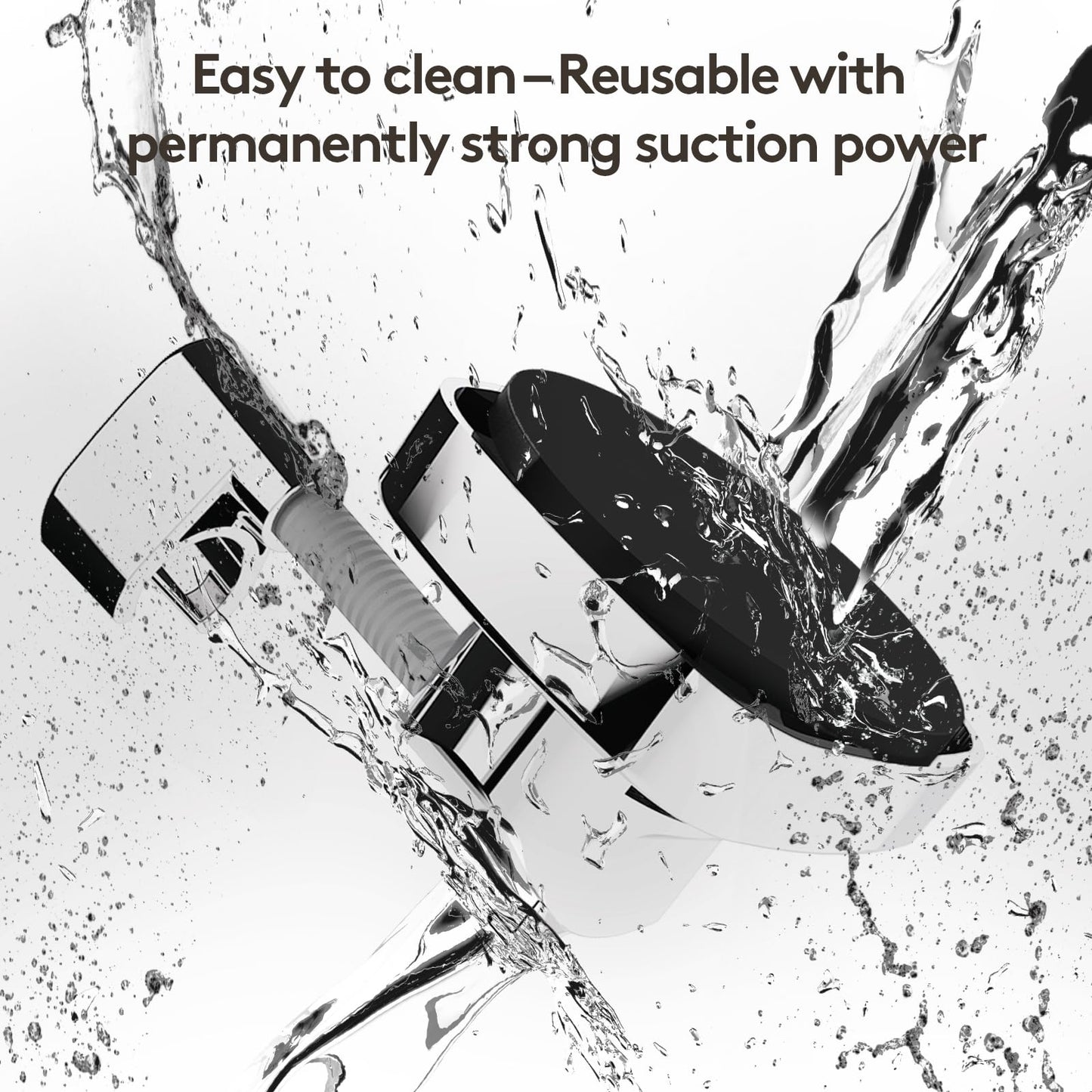 FERCOSEN 360° Swivel Shower Head Holder with Suction Cup | 10kg Load Capacity, Tool-Free Installation in Seconds | Removable and Rust-Resistant Shower Bracket
