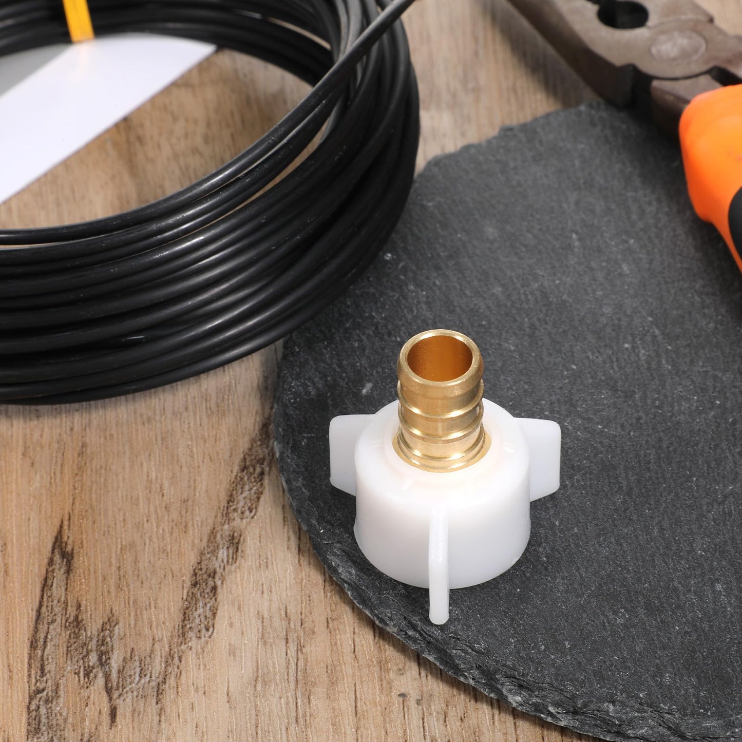 4 Pack Pex Fittings 1/2" X 1/2" Pex Female Npt Threaded Swivel Adapter, 1/2 Npt Female Threaded Swivel Adapter Brass Crimp Brass Fitting PexSink Faucet Connector BrassCrimp Fittings for PexTubes