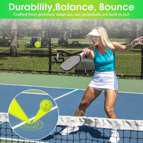 Avesfer 12 PCS Mini Pickleballs (Diameter 42mm) Soft Eva Anti-Crack Hollow Quiet Training Pickle Balls Great for Pickleball Drills Green