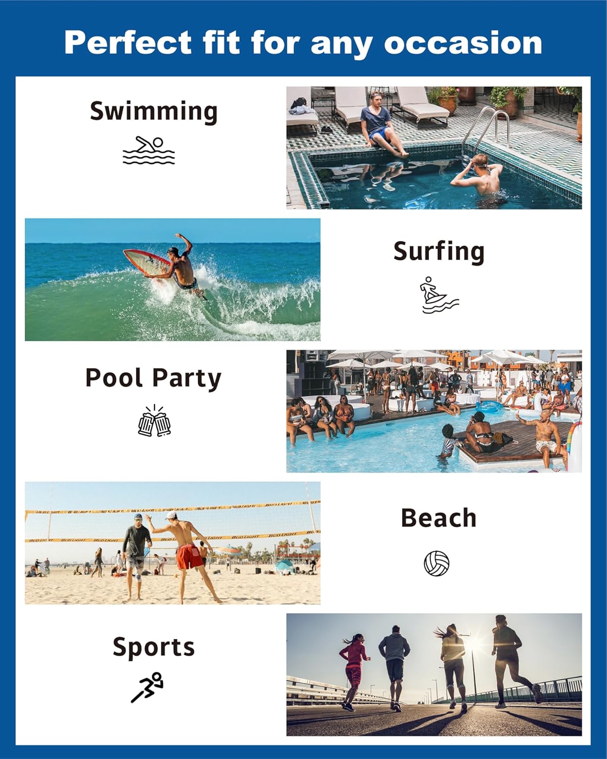 Surf Cuz Volley Shorts - Quick Dry Swimming Trunks for Ultimate Comfort | Stylish Swimwear
