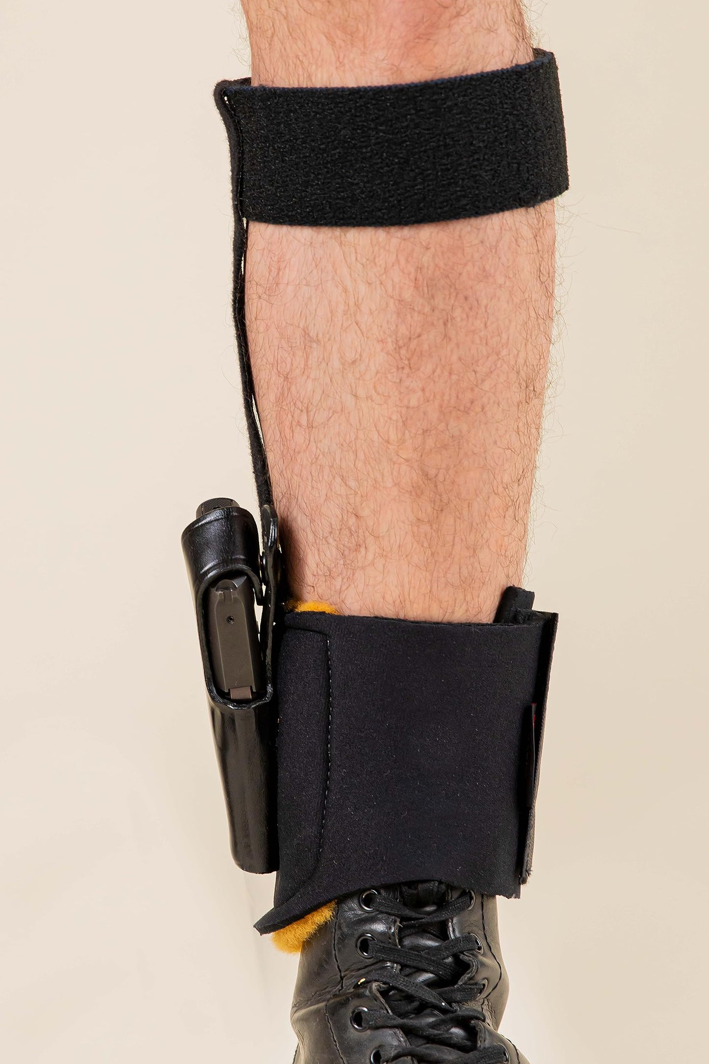 Bianchi 150 Negotiator Ankle Holster, Fits S&W J Frame 2 in, Black, Left Hand