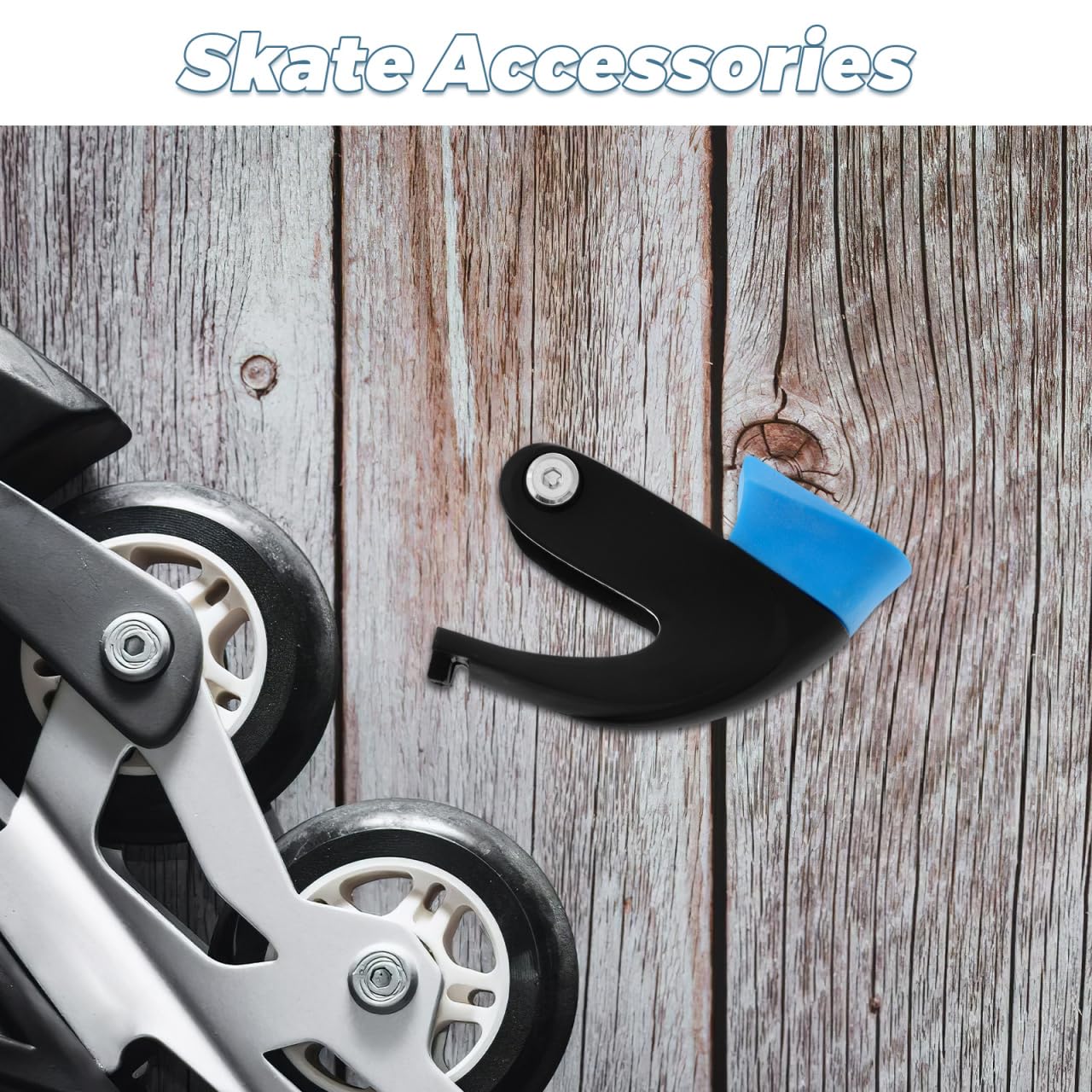 UPKOCH Roller Skate Brake Pads Replacement for Kids Inline Skates Non-Slip Safety Brake Block Stoppers Durable Skate Accessories 3.74X3.14X1.57In