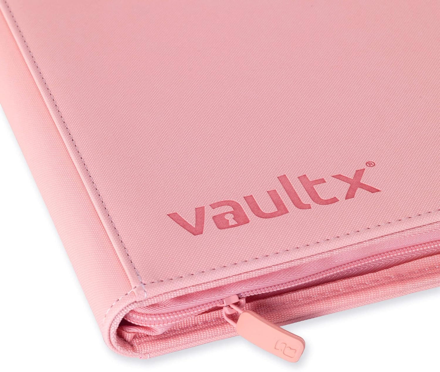 Vault X 9 Pocket Trading Card Binder - Premium Exo-Tec Material, Holds 360 Cards, Pink Color