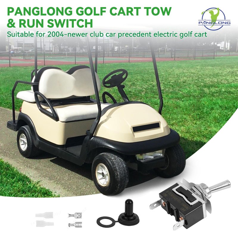Panglong Club Car Precedent Tow Run Switch, Electric Precedent Tow/Run Switch Suitable for 2004-Newer Club Car Precedent Electric Models, OEM#102511101