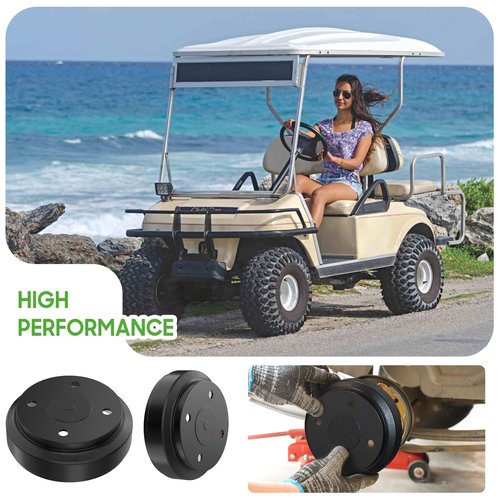 10L0L 2Pack Golf Cart Rear Brake Drums for Club Car DS 1995-Up, Club Car Precedent 2004-Up Gas & Electric Golf Cart, Replace OEM# 1017911-01,1018232-01