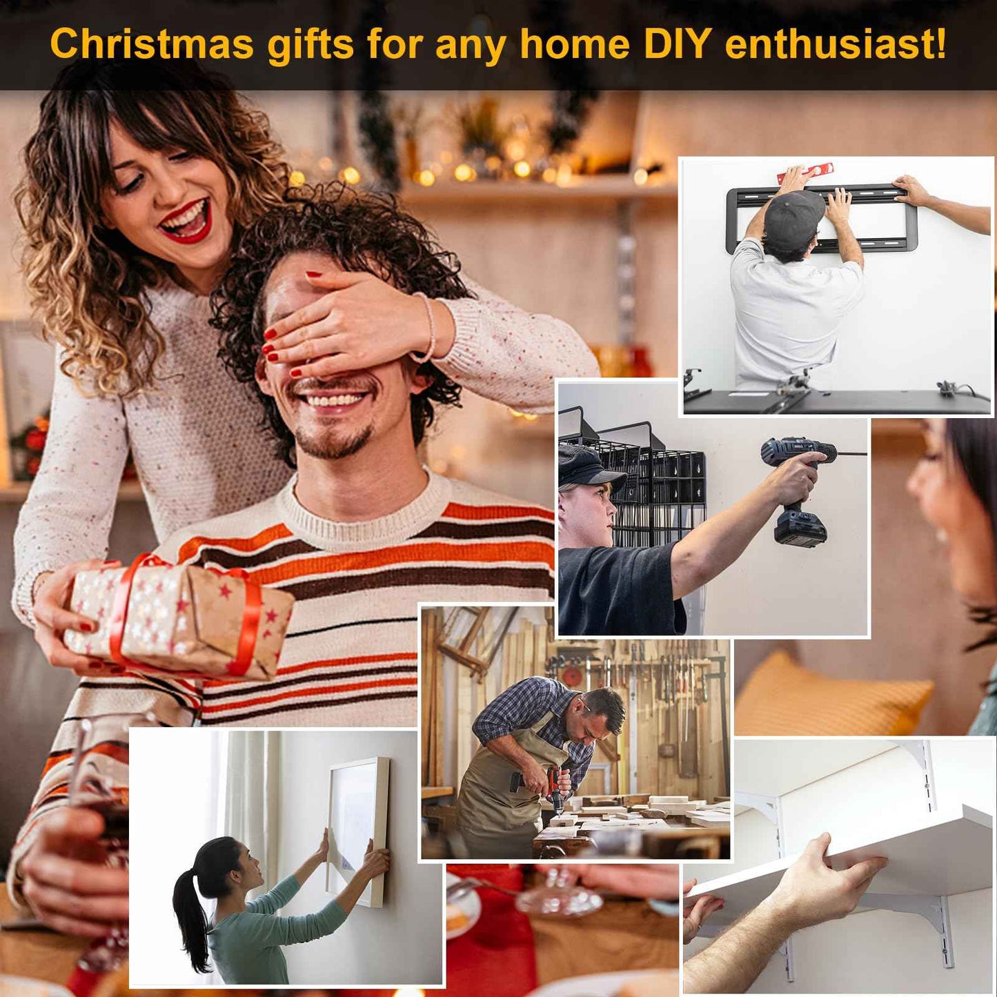 Stud Finder Wall Scanner - 5 in 1 Stud Finder Tool w/Microprocessor Chip and HD LCD Display, Stud Detector Beam Finders for the Center and Edge of Wood AC Wire Metal Studs Joist Pipe (misty Gray)