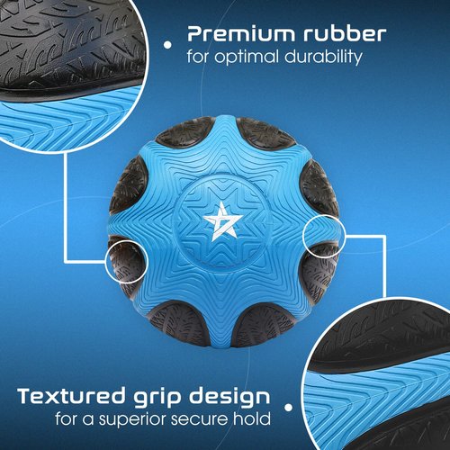 Yes4All Medicine Ball, Dual Texture Grip, Weighted Ball for Strength, Core & Balance Training, Non-Slip Rubber Shell, Multiple Sizes, 12 LB