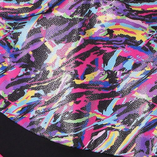 HOZIY Leotards for Girls Gymnastics Kids Children Biketard Snowflake Ribbon Blue Purple Hot Pink Sparkle