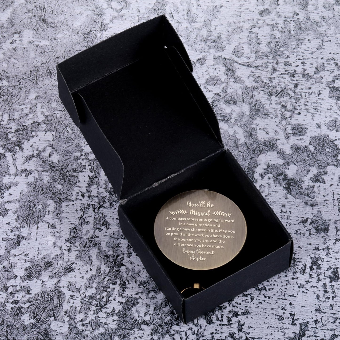 Compass Gift - Retirement Gifts for Men, You Will Be Missed Compass, Coworker Leaving Farewell Going Away Goodbye Gifts for Coworker Friends Him Nurse Boss Teacher Employee New Beginnings Gifts