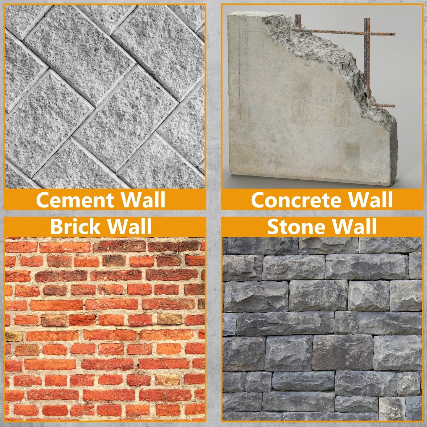 Party Animals 3/8 x 7 Inch Wedge Anchor, 5 PCs Zinc-Plated Industrial Anchor Bolts for Cement, Concrete