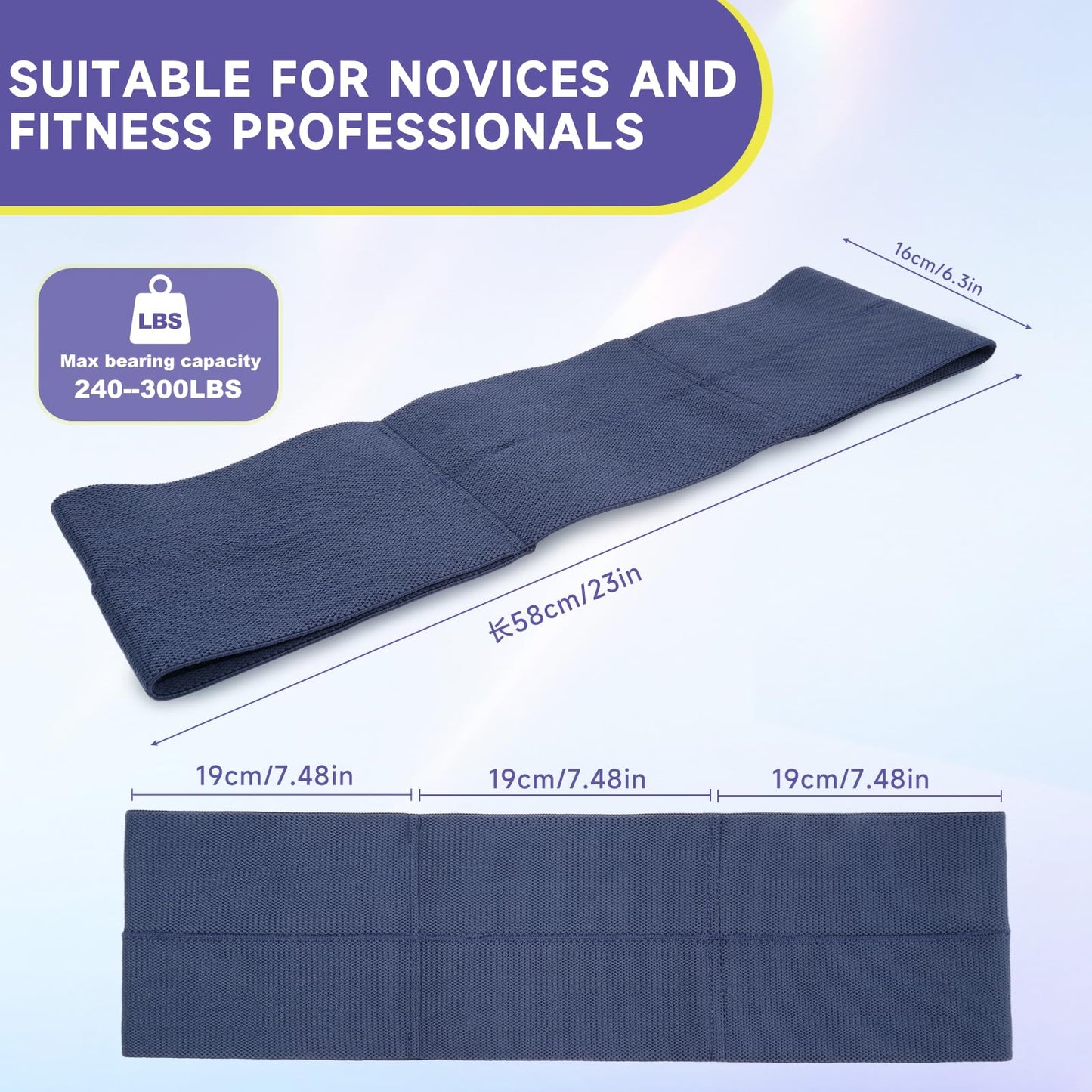 FAMJOALE Bench Press Band Sling, Power Weight Lifting Slingshot Blaster for Men and Women, Push Up Exercise Bench Gym Workout Equipment for Elbow Fitness, Chest Builder, Powerlifting, Blue