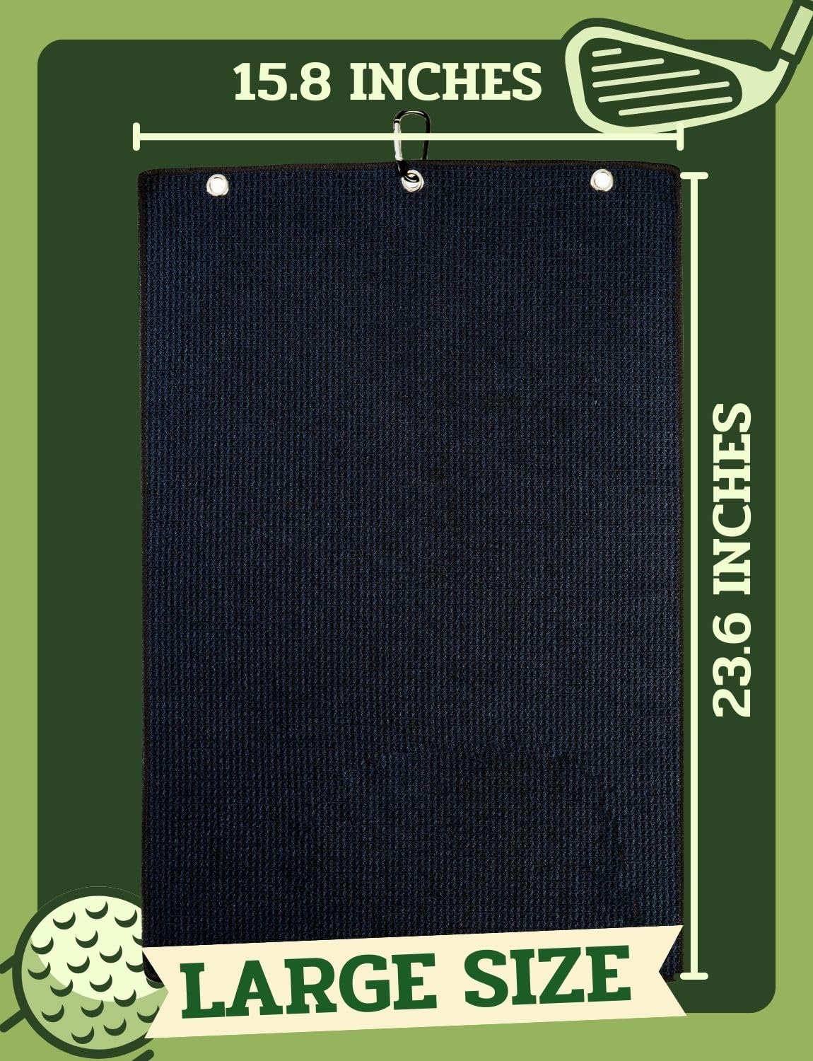 CybGene 75th Birthday Gifts Golf for Men Golfer, Funny Golf Towels for Golf Lovers, Husband, Perfect for Dad, Boss, Grandpa for Birthday