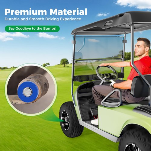 10L0L Golf Cart Rear Spring Bushing Kit for EZGO TXT & Medalist 1994-up, Club Car DS 1981-up (Blue)