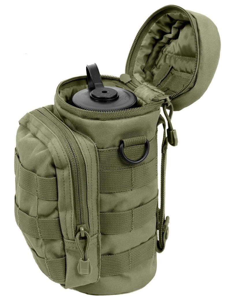 Rothco Tactical Water Bottle Pouch - MOLLE Compatible Hydration Accessory 32 Ounces (Olive Drab)