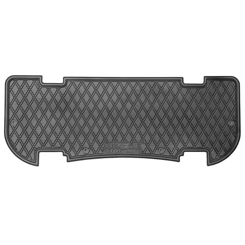 Xtreme MATS Fits MadJax Genesis250/300 Golf Cart Rubber Mat for Rear Facing Footrests & Backward Facing Fold Down Rear Seat Kits - Back Footrest Mat - All Black