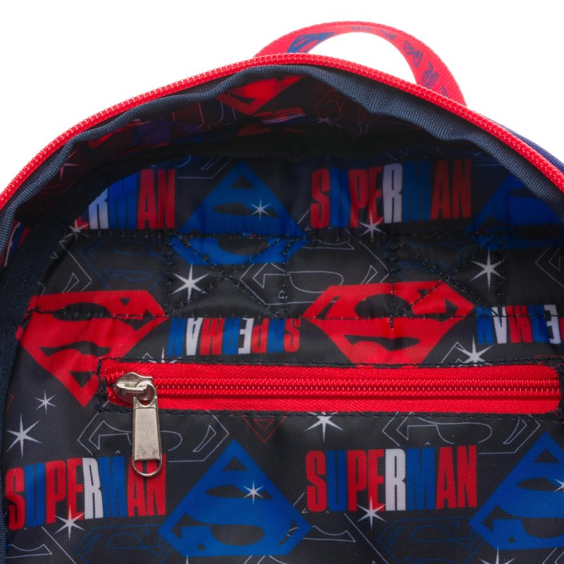 Wondapop Superman Up Up and Away 13" Deluxe Nylon Mini Daypack