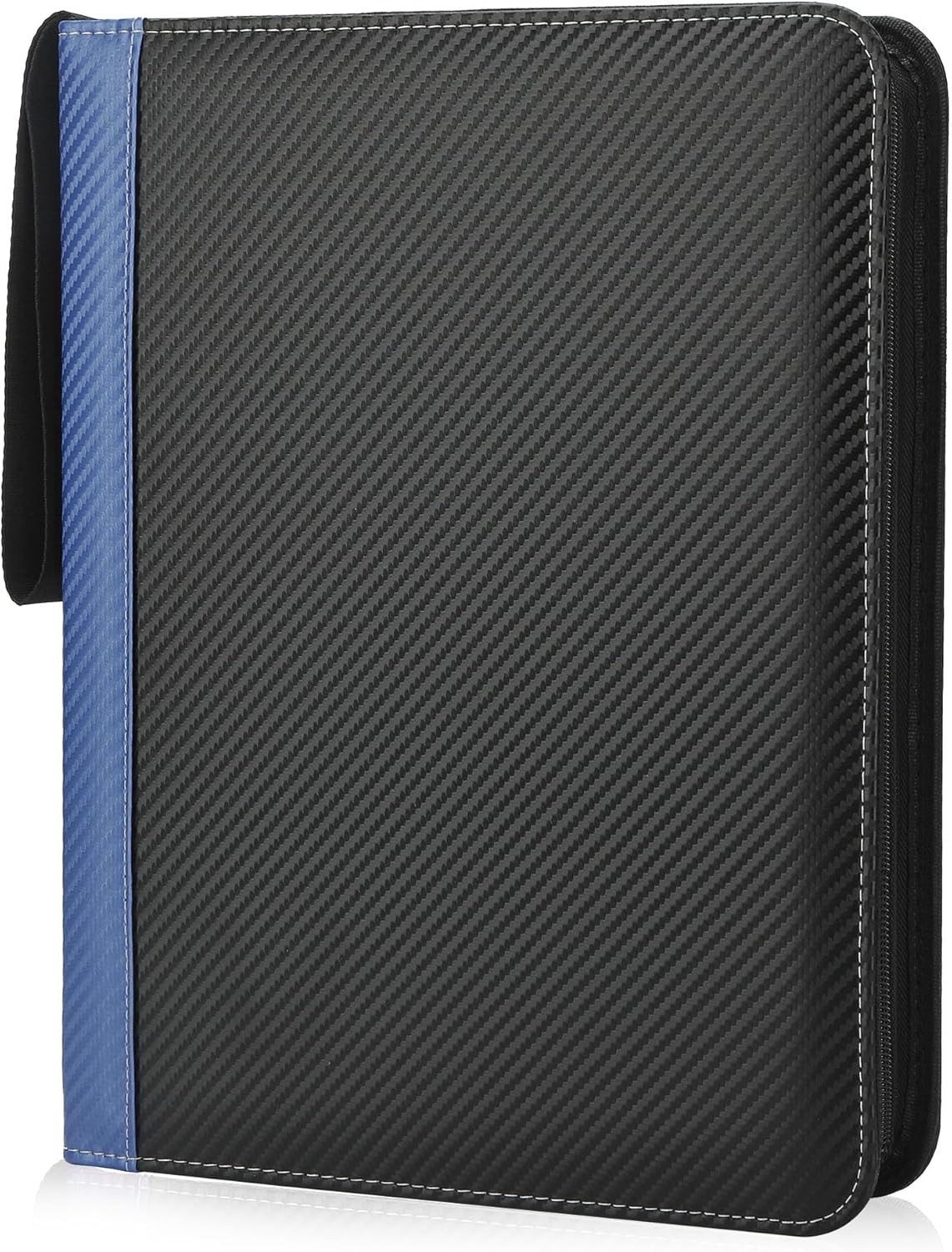 Skiennix 9-Pocket Trading Card Binder - Durable PU Organizer with 900 Double-Sided Sleeves | Blue