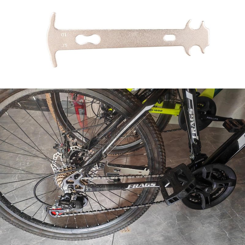 Bike Chain Repair & Maintenance Tools Kits:Bike Link Plier + Chain Breaker Splitter Tool+Chain Checker+3 Pairs Bicycle Missing Links+Chaingang Cleaning Brush,for Repair & Cleaning Maintenance Solution