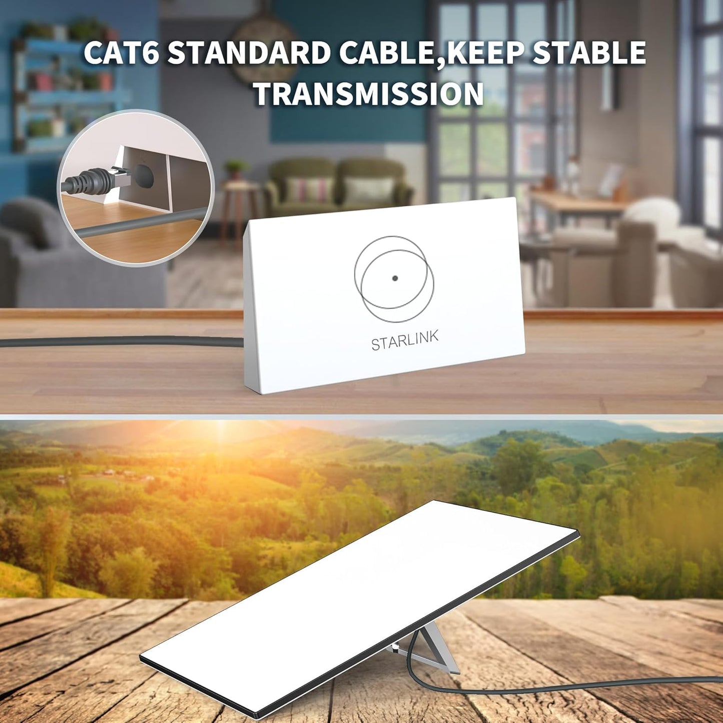 75FT Starlink Gen 3 Waterproof Extension Cable - Replacement for Standard Model